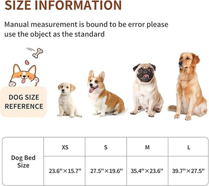 NOYAL Dog Bed Mat Soft Washable Dog Crate