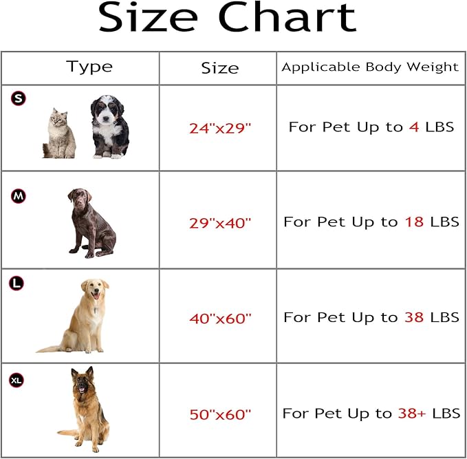 Macevia Fluffy Fleece Dog Blankets (L(40''x60''), Wine)