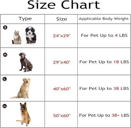 Macevia Fluffy Fleece Dog Blankets (L(40''x60''), Wine)