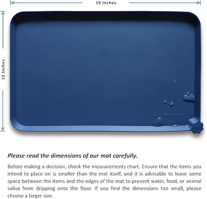 Hoki Found Silicone Pet Food Mats Tray