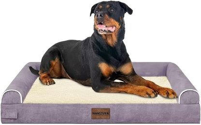 Large Dog Bed Orthopedic Washable: Beds Bolster XXL Bed Big XLarge Dogs Egg Crate Foam Sofa Couch Waterproof Removable Cover