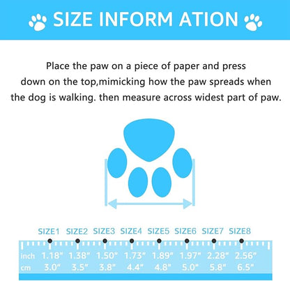 Dog Shoes, Dog Sandals for Hot Pavement Outdoor Dog Boots Non-Slip Waterproof Dog Booties for Summer 4Pcs Dog crocs with Rugged Sole Blue