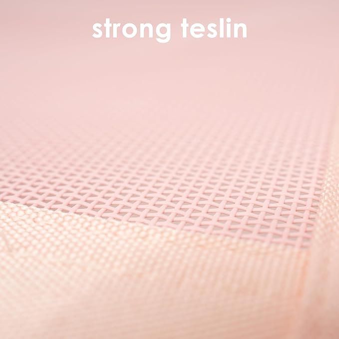 Pink Elevated Dog Bed for Medium Dogs Outdoor,30 * 24 * 7 inches