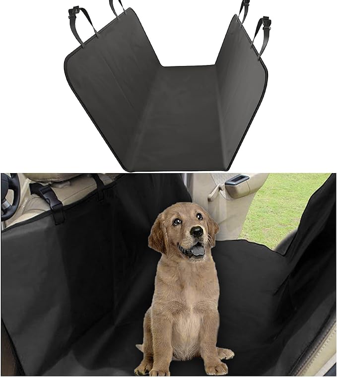 Hawyet 1 PC Car Back Seat Cover for Dogs 53.1In x 53.1In Pet