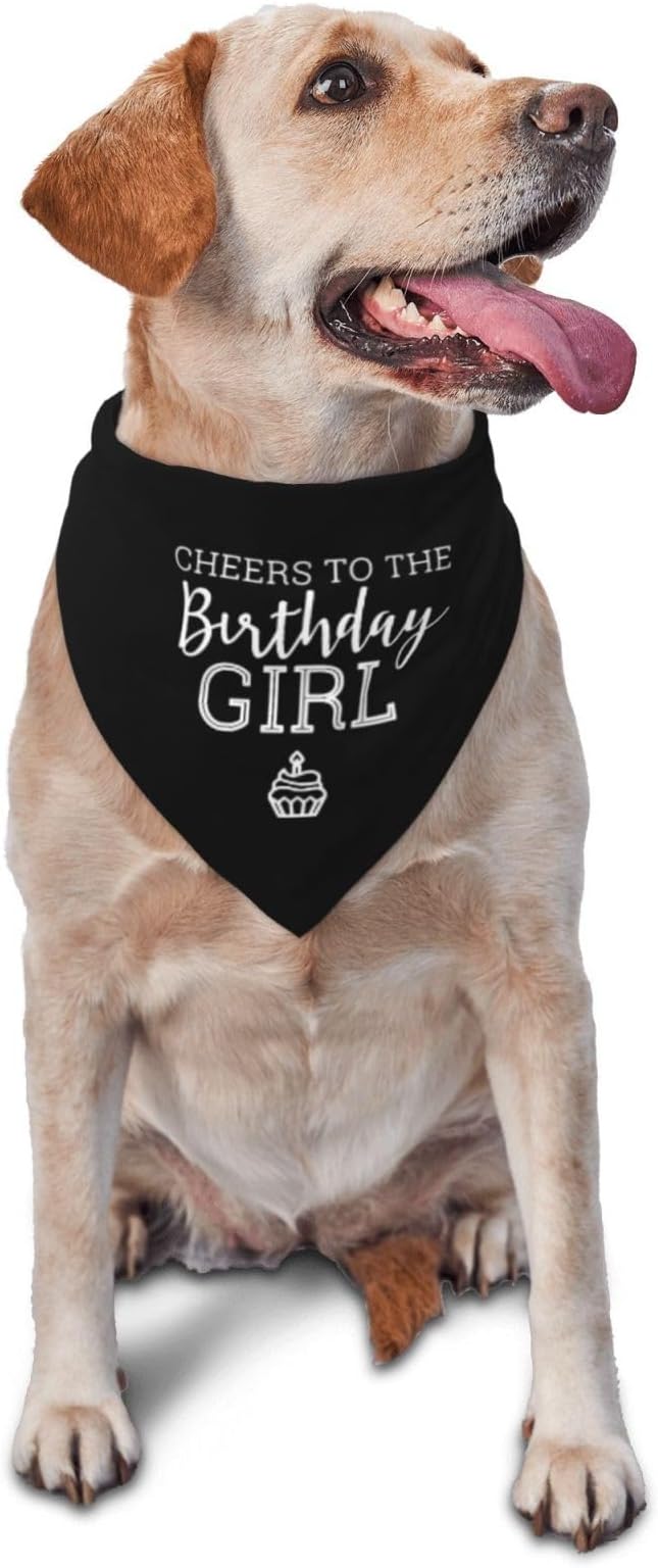 Birthday Girl Dog Bandana