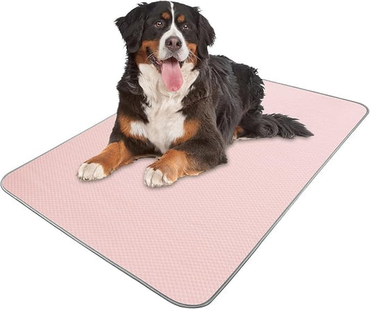 Summer Dog Cooling Mat Washable Ice Silk Self Cool Pad for Small Medium Large Dogs and Cats 59x40in)
