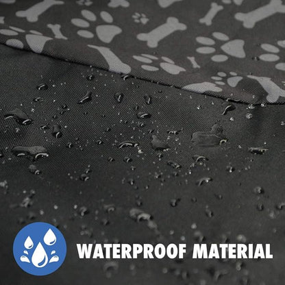 BDK Scooby Doo Waterproof Dog Car Seat Cover for Back Seat – Heavy Duty Black Oxford Automotive Rear Bench Seat Cover for Dogs