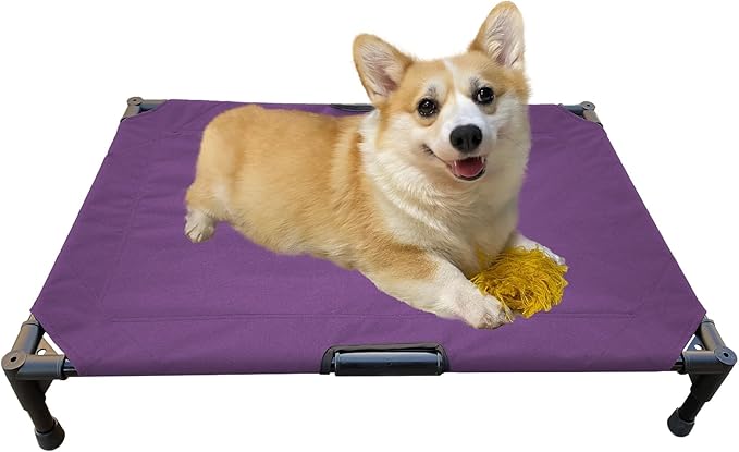 Love&go Elevated Dog Bed with Metal Frame Medium-29.9x19.5x5.5 inch)