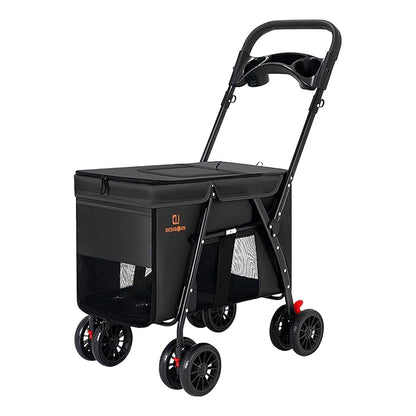 Pet Strollers 3-Door, Folds