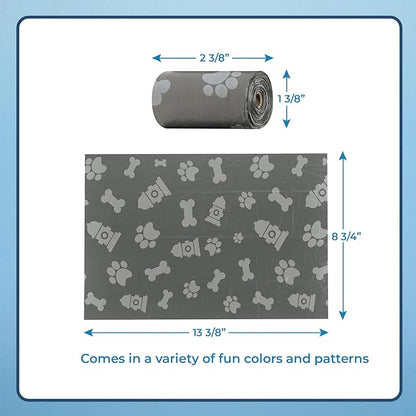 Best Pet Supplies Dog Poop Bags (150 Bags) for Waste Refuse Cleanup