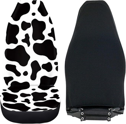 Cow Printed Car Seat Cover for Women Men