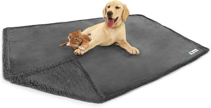 PetAmi WATERPROOF Dog Blanket for Medium Large Dog 60x40 Gray