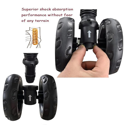 ROODO Escort 3Wheel Dog Stroller Cat Stroller Pet Stroller for Small Dogs and Cats