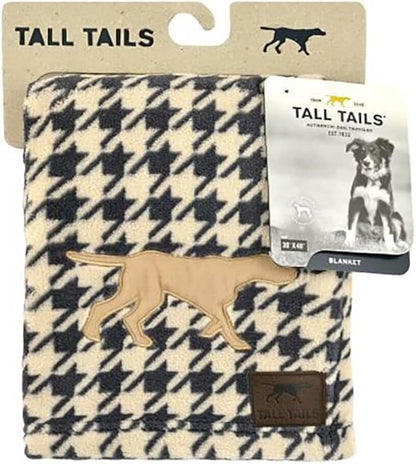 Tall Tails Dog Houndstooth Pet Blanket 30 X 40