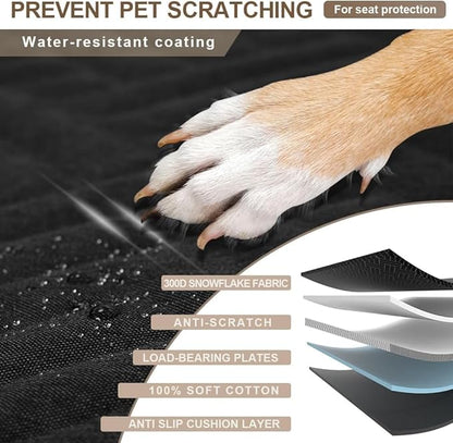 Hard Bottom Dog Car Seat Cover 52x26 inchs