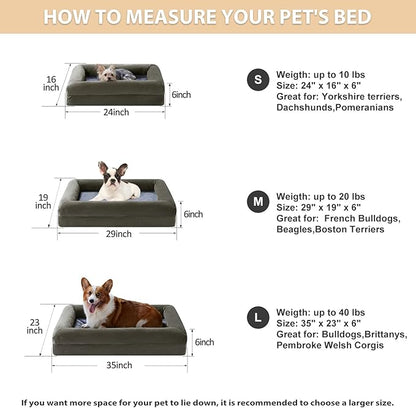 BFPETHOME Dog Beds for Small Dogs