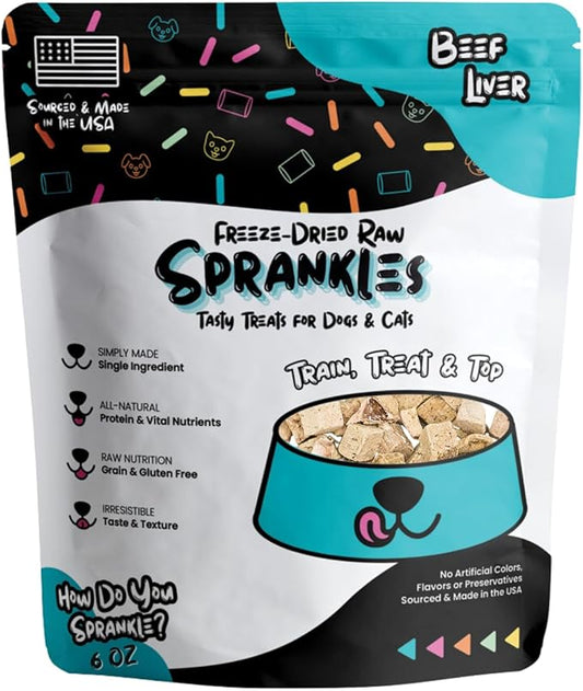 Freeze Dried Beef Liver Treats for Cats & Dogs