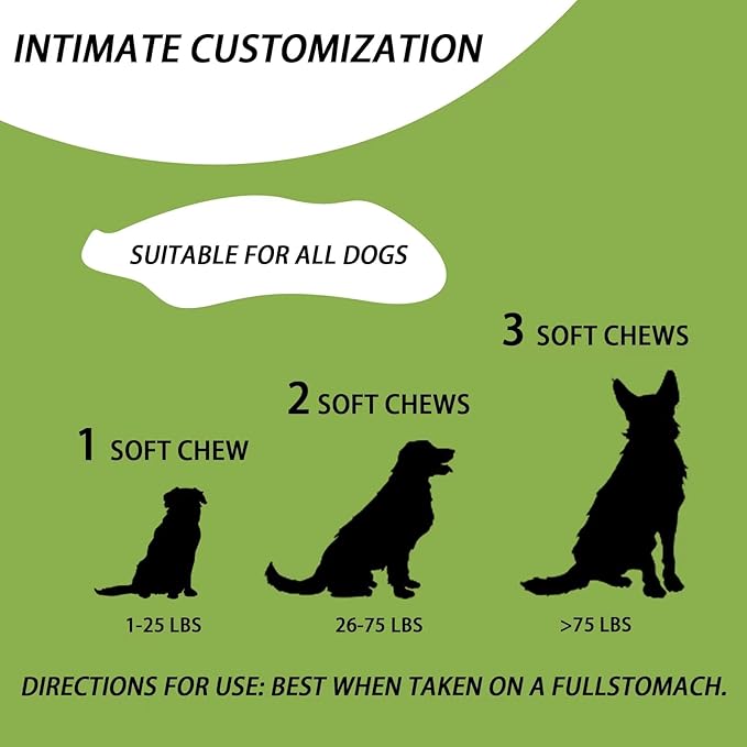 Hemp Calming Chews for Dogs 100% Golden 90 Chews