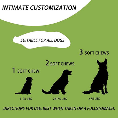 Hemp Calming Chews for Dogs 100% Golden 90 Chews