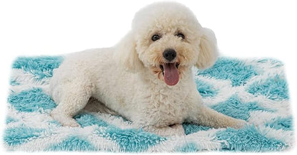 PJYuCien Fluffy Fleece Calming Pet Throw Blanket 16 * 24", Machine