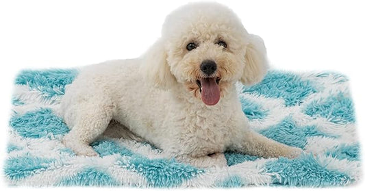 PJYuCien Fluffy Fleece Calming Pet Throw Blanket 16 * 24", Machine