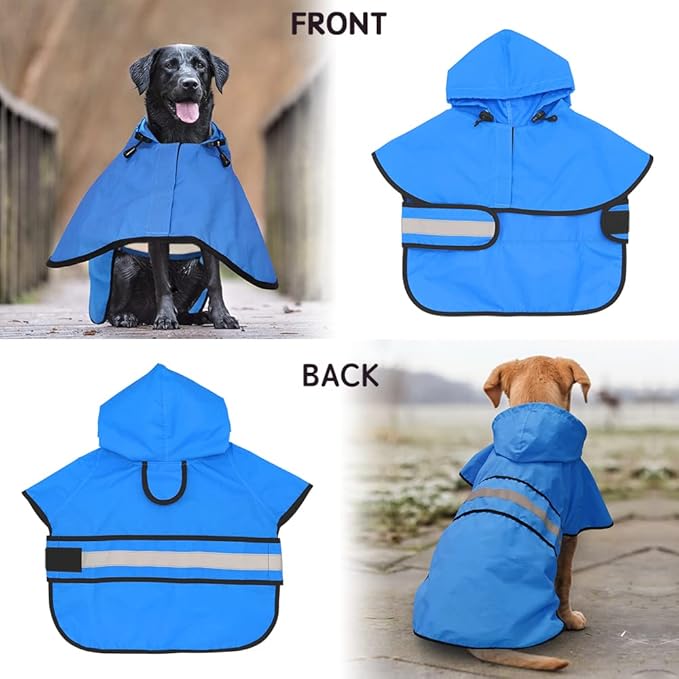 Candofly Sky Blue Waterproof Raincoat