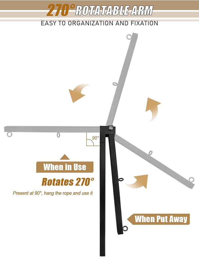 Kalolary Foldable Pet Dog Grooming Arm with Clamp