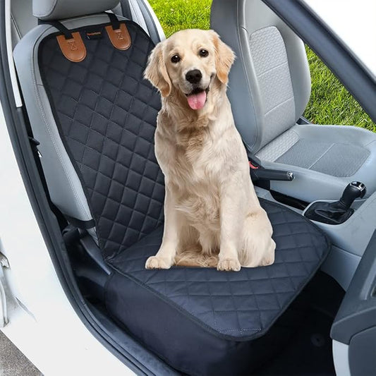 Paw Jamboree Car Front Seat Covers for Dogs Scratch-Proof Pet Car Seat Cover Front Seat Non-Slip Car Seat Protector for Dogs Car Seat Cover for Dogs Bucket Seat Cover for Dog for Trucks