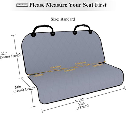 VIVAGLORY Dog Seat Covers 46" L 52" W