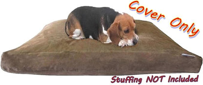 Dogbed4less External Pet Bed Cover with Zipper Liner for Medium Large Dog 37"X27"x4" ML,