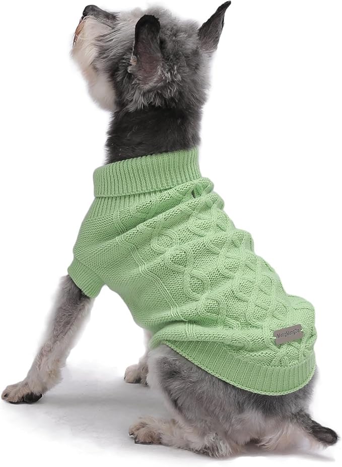 Dog Warm Winter Sweater MengMengDa Pet Dog Clothes