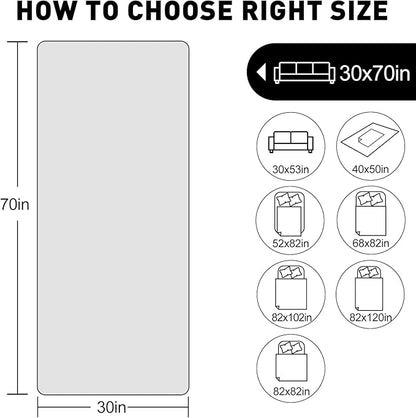 SYSLOON Waterproof Dog Bed Cover Sofa,Car,30"x70",Dark Grey