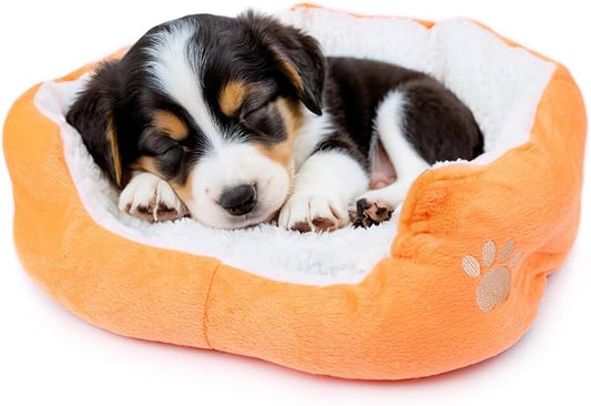 Round Dog Cat Beds Mattress Washable Pads Room