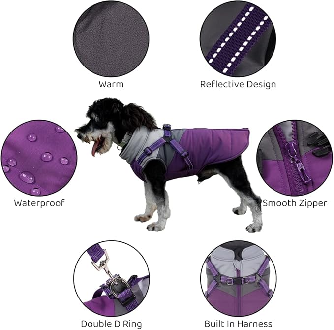 Norbi Dog Winter Coat 2 in 1 Dog