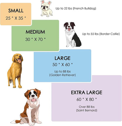 Qeils Cooling Dog Blanket for All Season 25x35