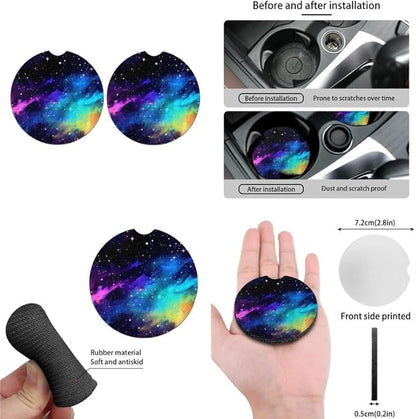 Gradient Galaxy 13 PCS Car Seat Cover Starry