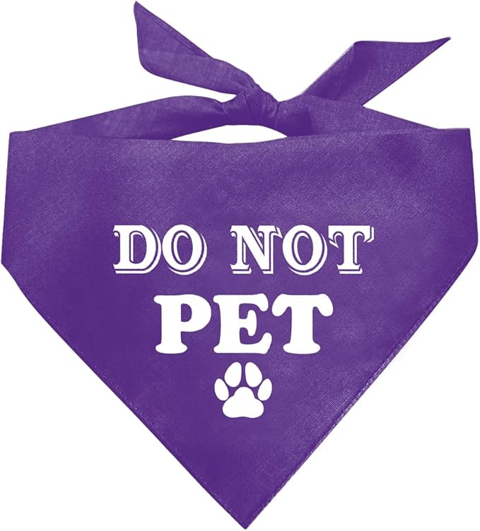 Do Not Pet Dog Bandana (E59)