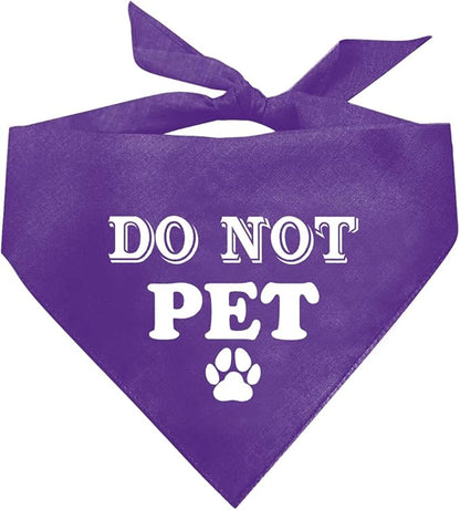 Do Not Pet Dog Bandana (E59)