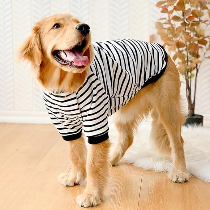 ANIAC Fleece Dog Sweater for Medium Dog 44-55 LB (5XL, White)…