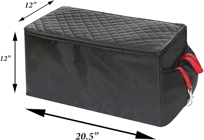 HOME DISTRICT PET Rear Car Seat Gap Filler Back Seat Extender for Dogs with Storage 100 Pounds