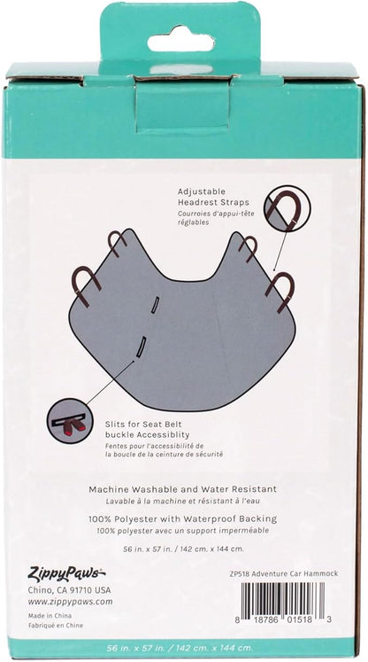 ZippyPaws Adventure Car Hammock for Dogs