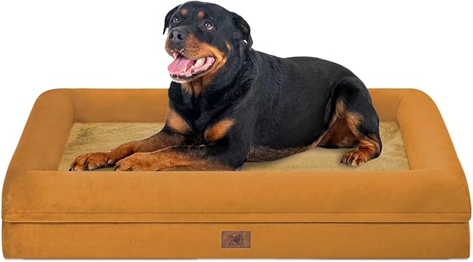 Orthopedic Washable Large Dog Bed: XXLarge Dog Bed Bolster Waterproof