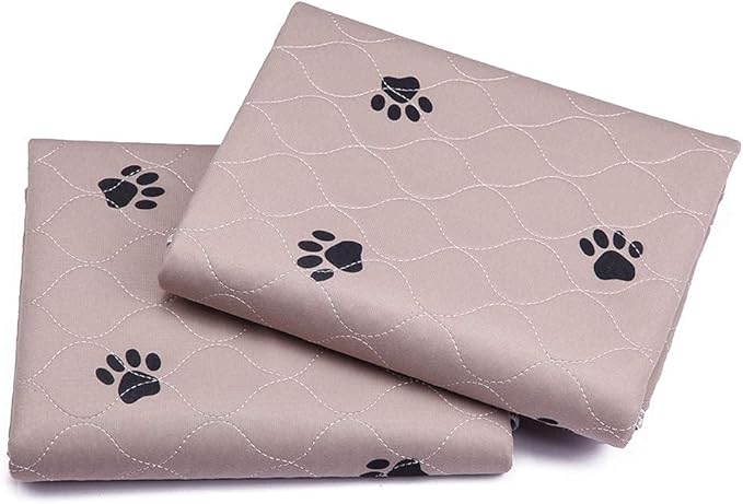 SincoPet Washable Dog Pee Pads with Puppy Grooming Gloves