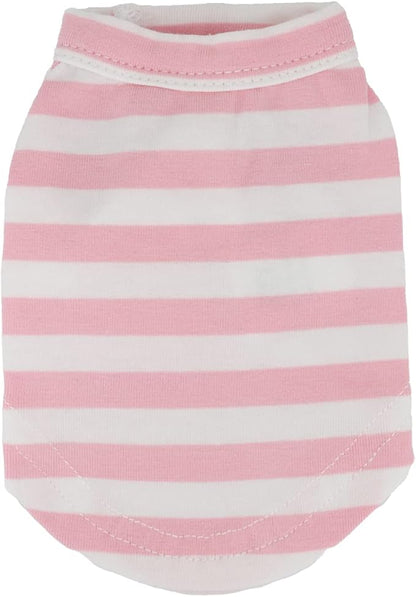 LOPHIPETS 100% Breathable Cotton Striped Dog Tee Shirt