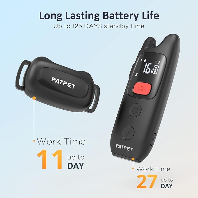 PATPET Dog Shock Collar with Remote 16 Static