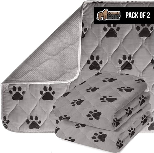 Gorilla Grip Washable Puppy Pads 14x10 Pack 2