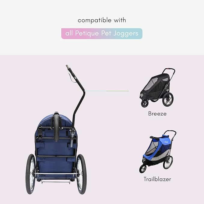 Petique Pet Jogger Bike Adapter: Attaches Securely