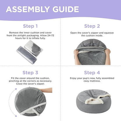 Lesure Cat Bed with Cover Cave 20"