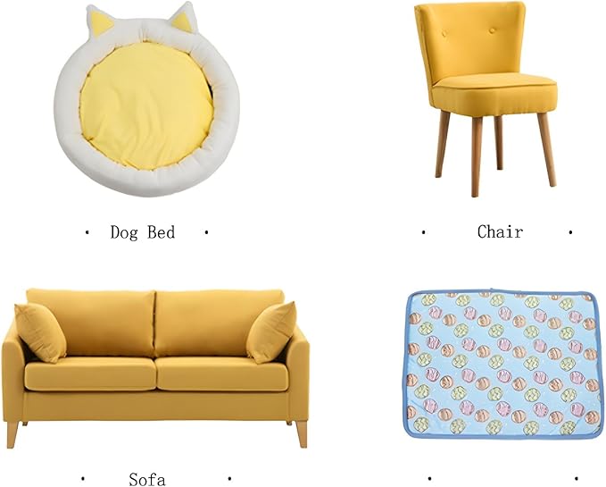 DELIFUR Dog Cooling Mat- Pet Cooling Mat Outdoor for Dogs Self Cooling Pad for Small Medium Dog Machine Washable (Large