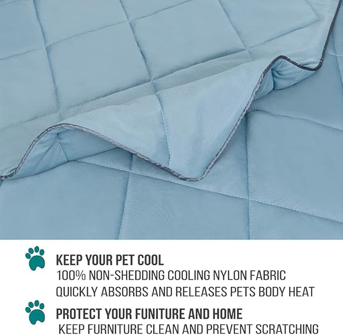 PetAmi Premium Cooling Dog Blanket 29x40, Dusty